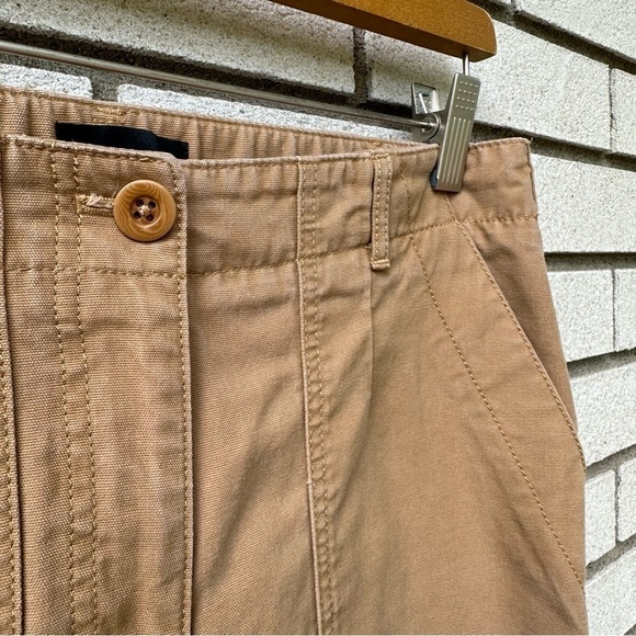 Talbots Cotton Canvas Cargo Slim Leg Pants Khaki Tan - Picture 4 of 11